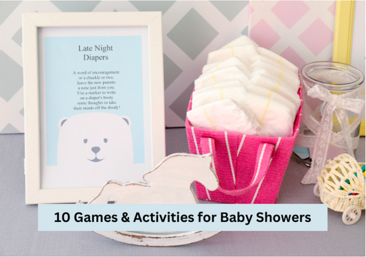 10 Games & Activities for Baby Showers