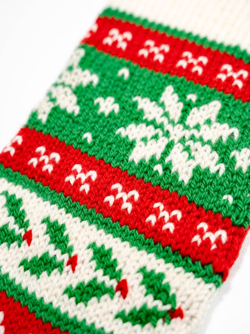 Heirloom Holly Christmas Stocking