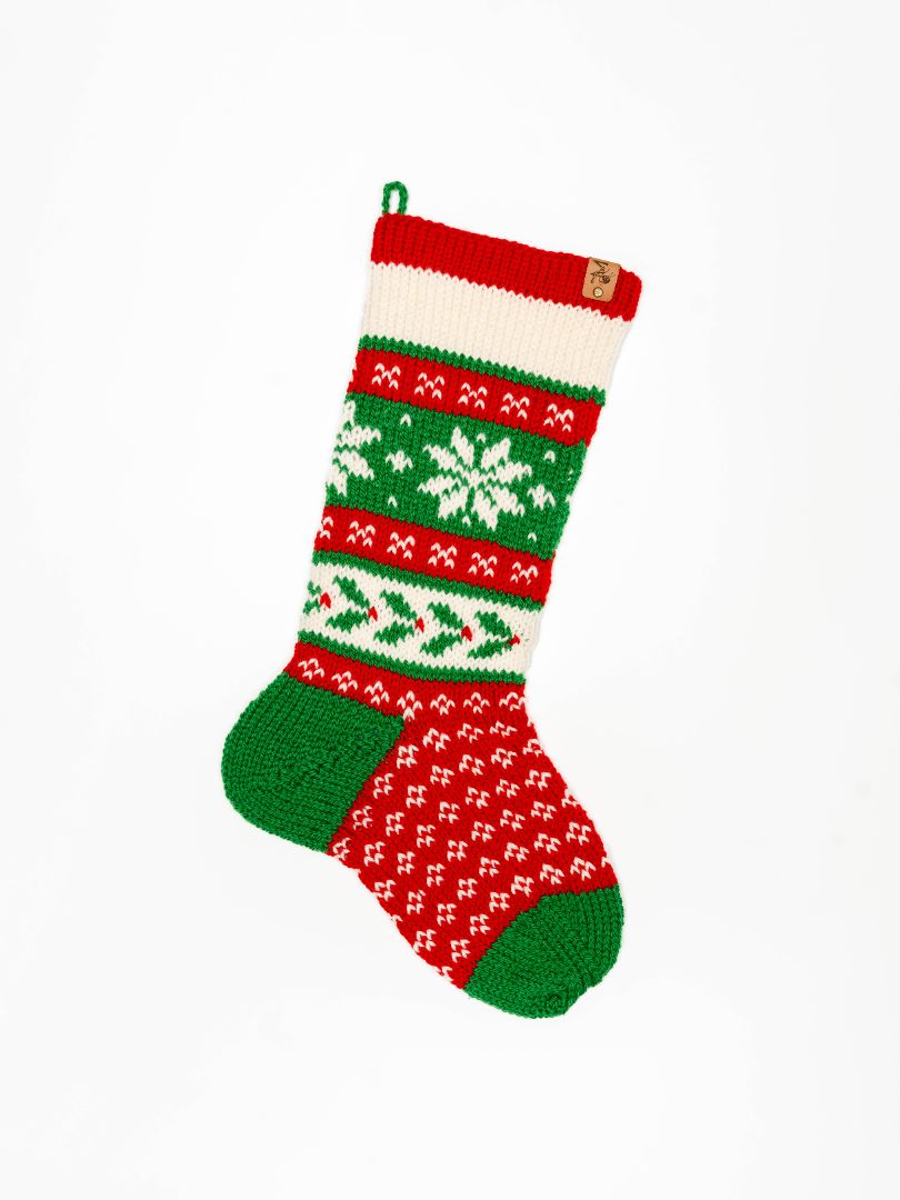 Heirloom Holly Christmas Stocking