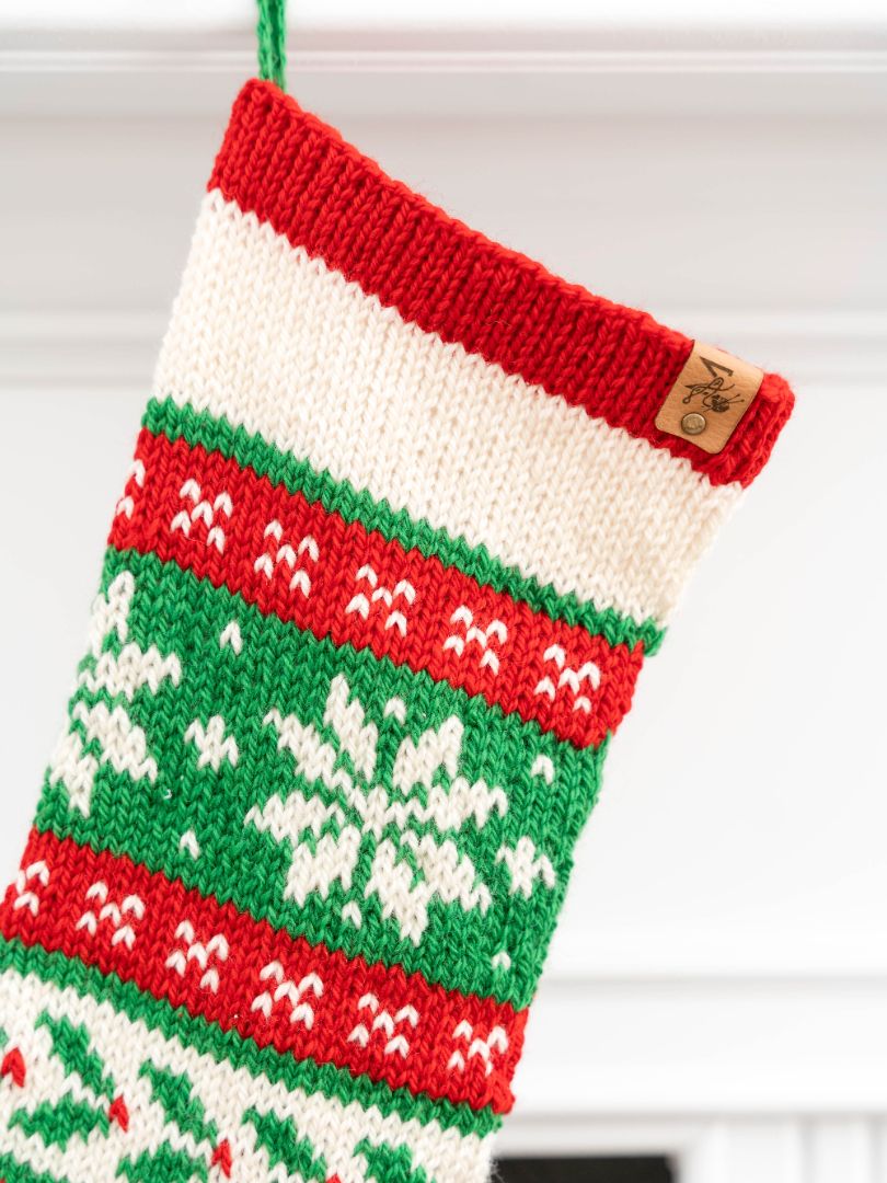 Heirloom Holly Christmas Stocking