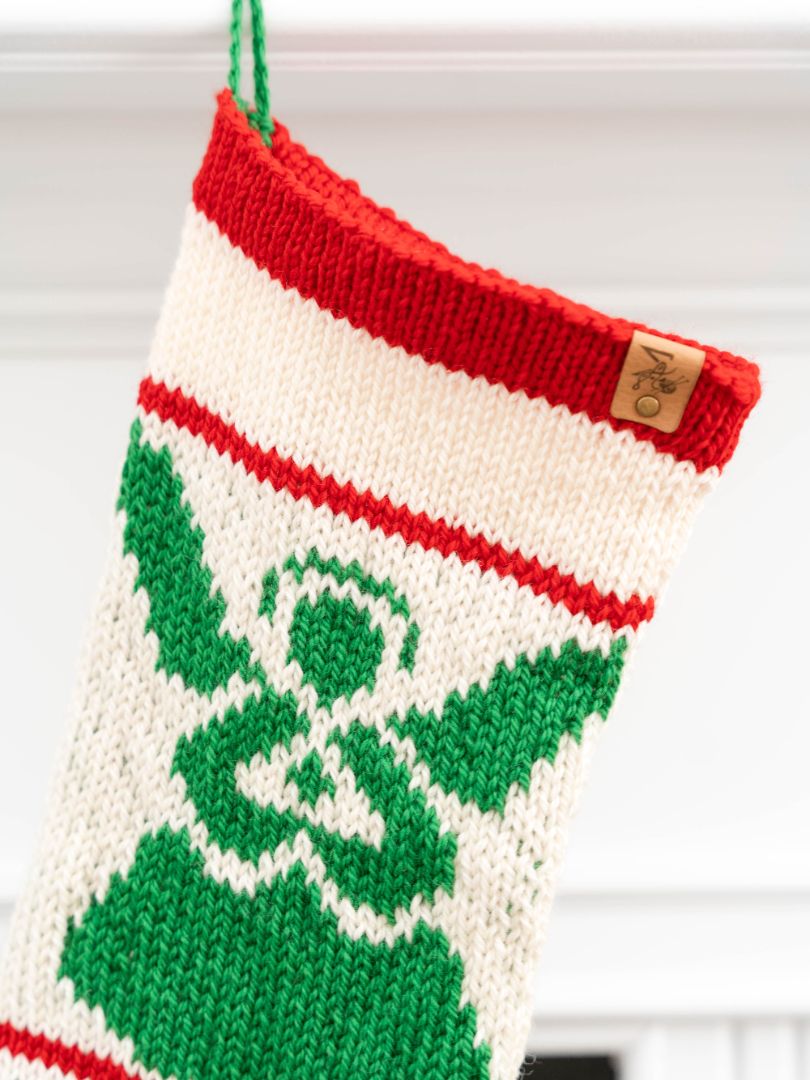 Heirloom Angel Christmas Stocking