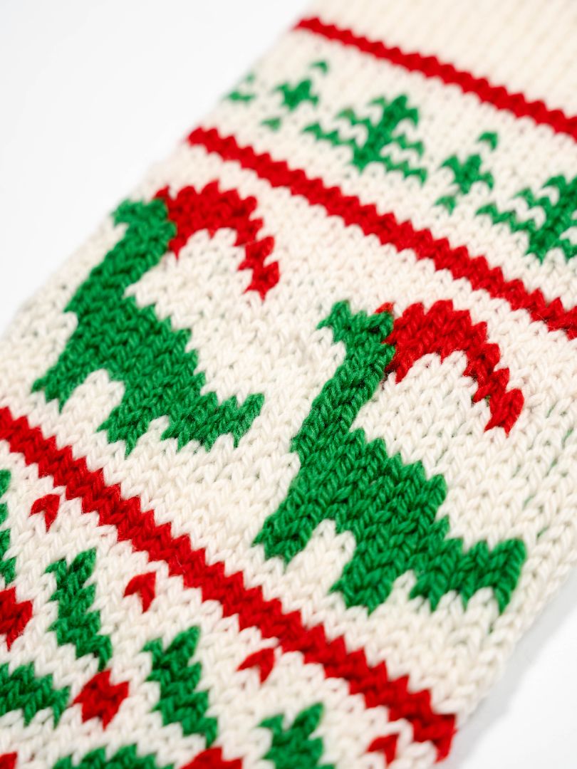 Heirloom Dinosaur Christmas Stocking