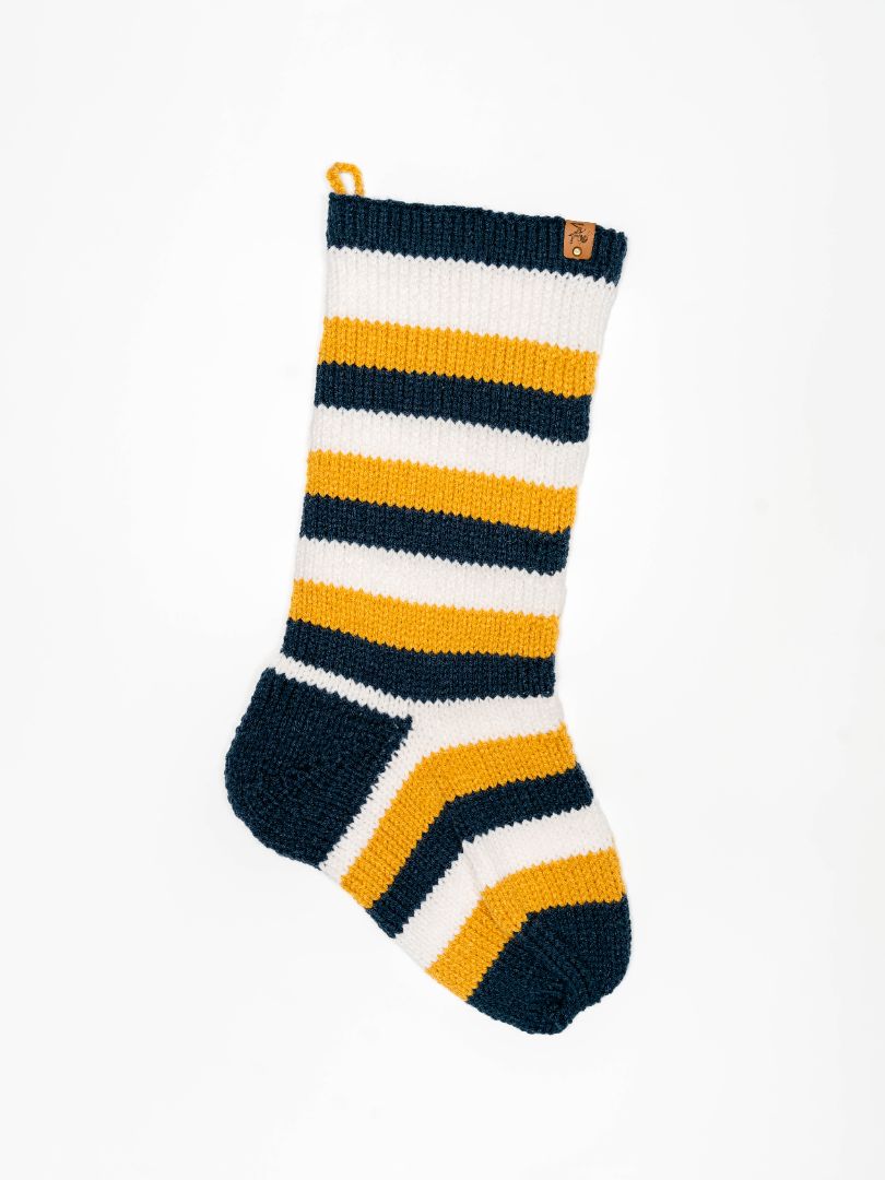 Heirloom Striped Christmas Stocking