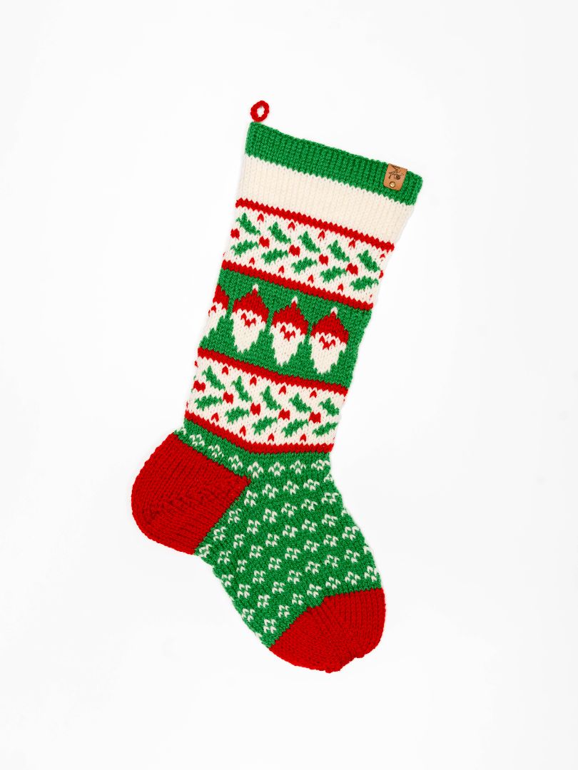 Heirloom Santa Christmas Stocking