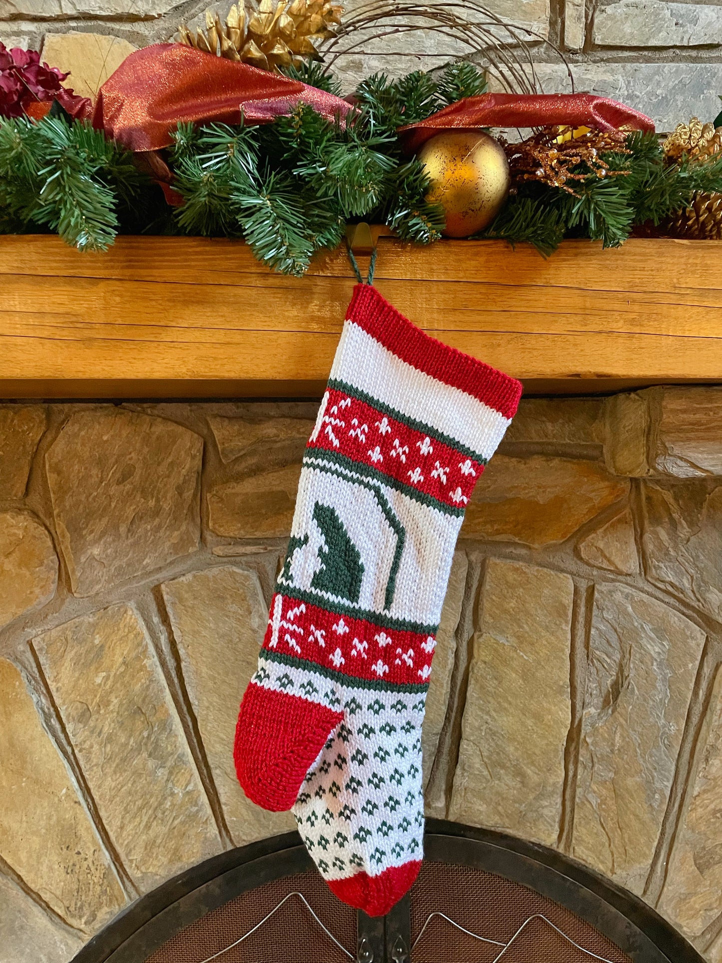 Heirloom Nativity Christmas Stocking - Discontinued Material