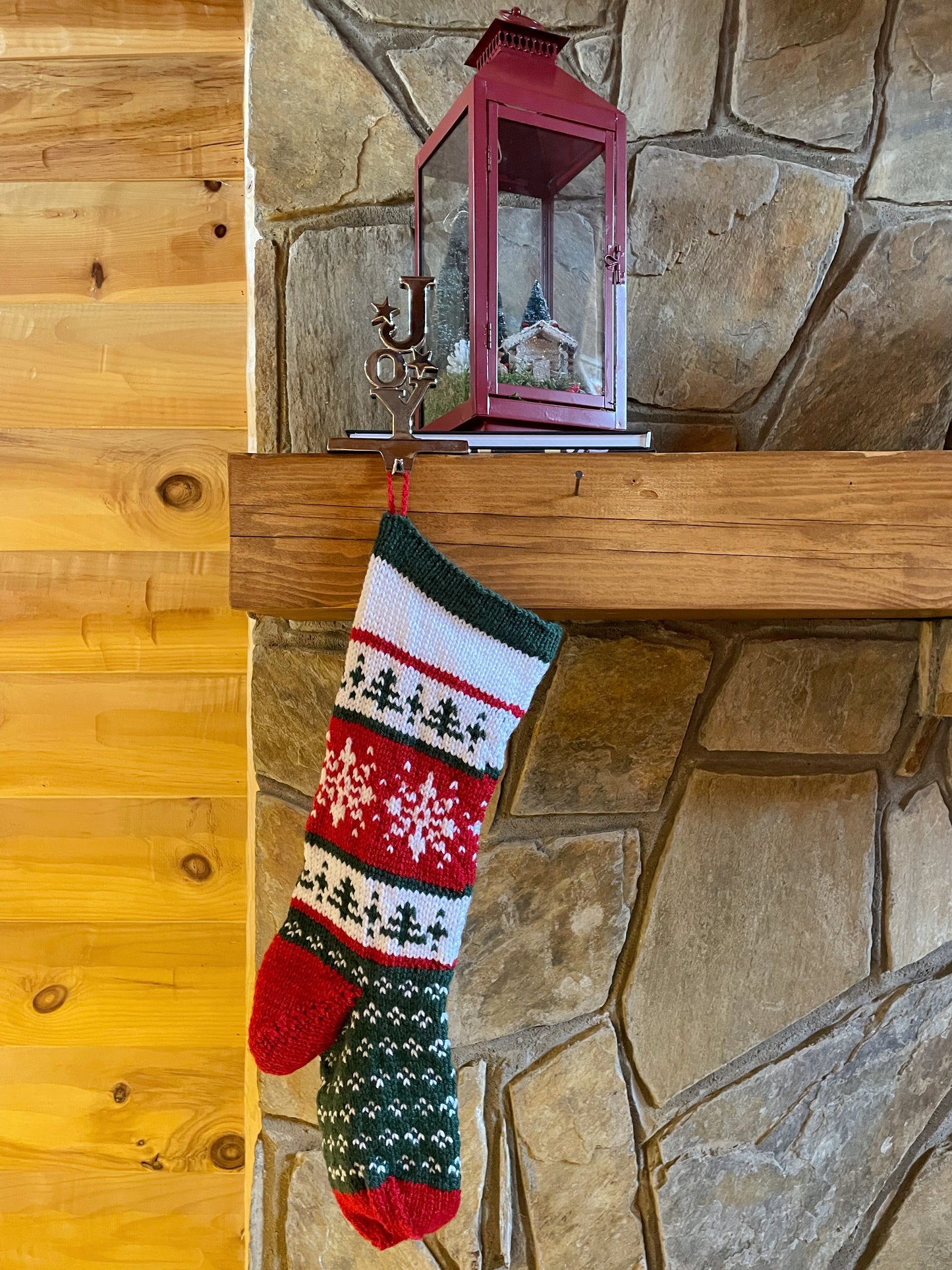 Heirloom Snowflake Christmas Stocking - Discontinued Material