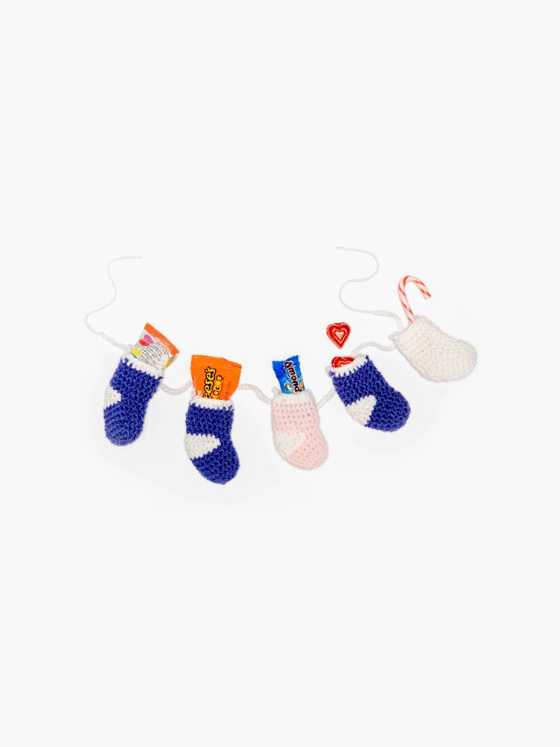 Advent Stocking Garland