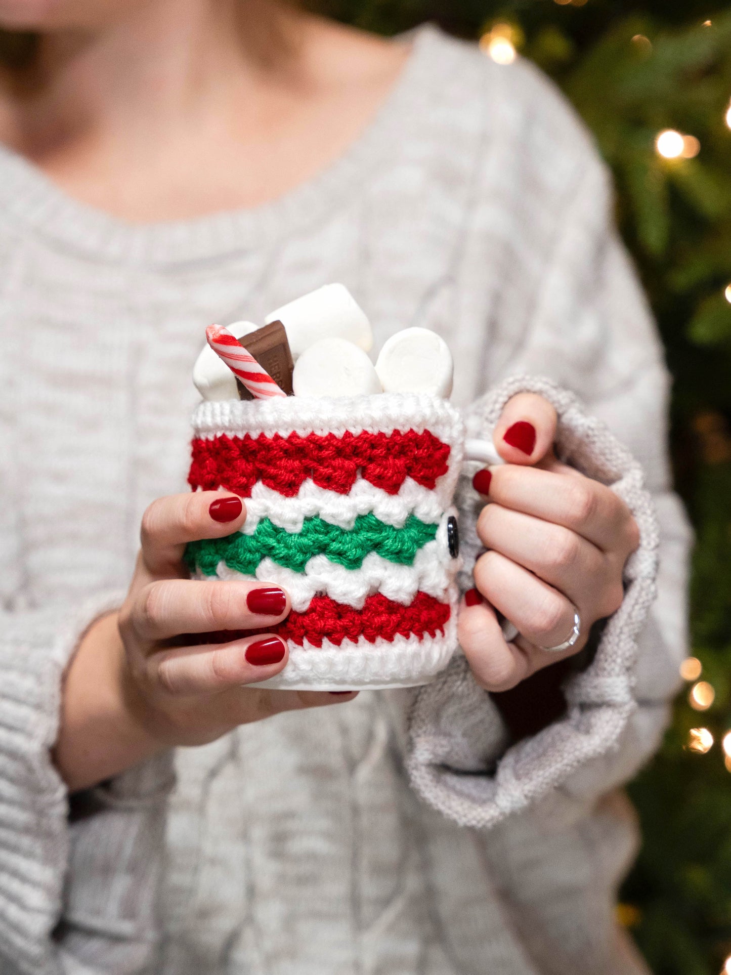 Christmas Coffee Cozy