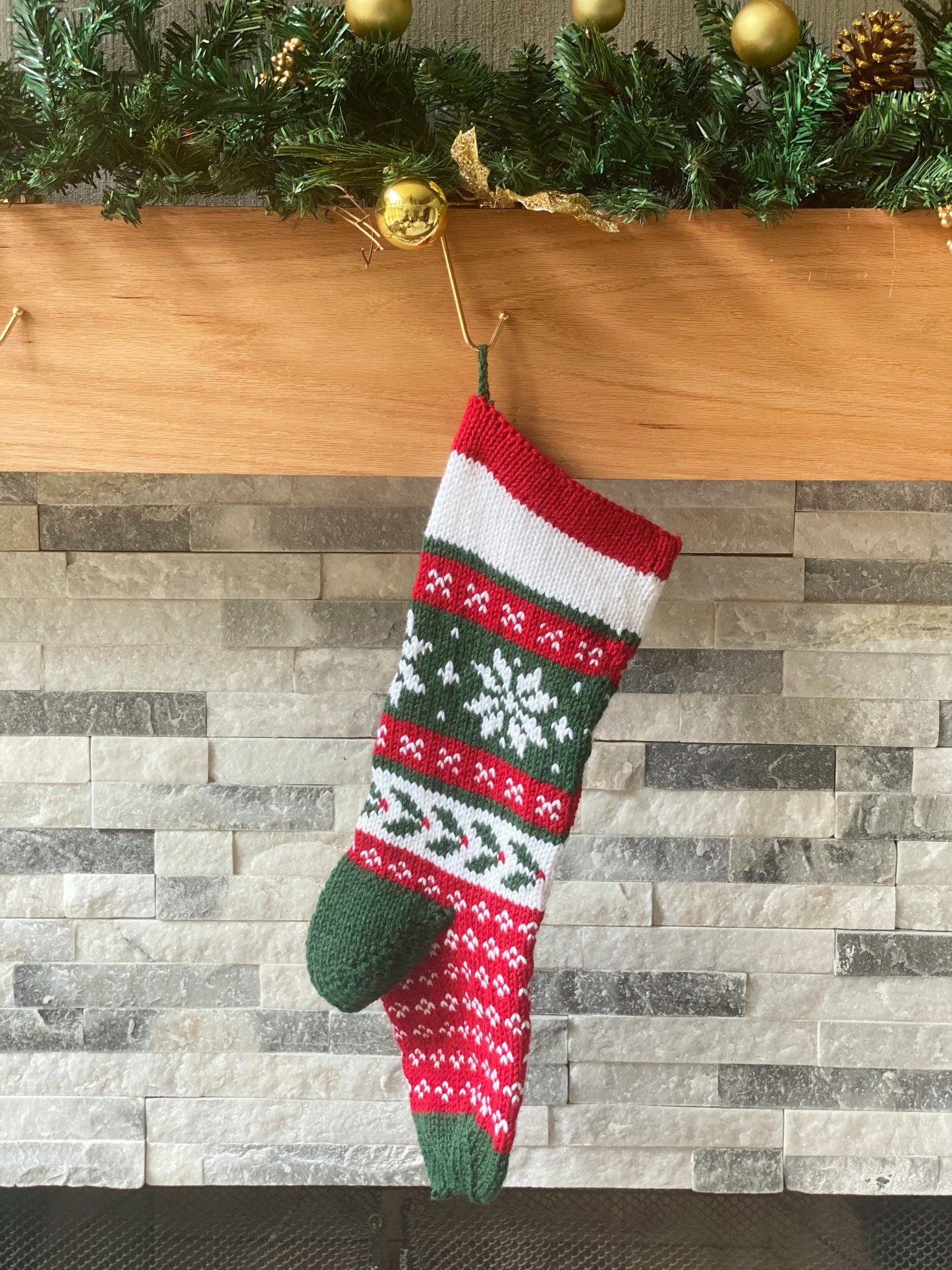 Heirloom Holly Christmas Stocking - Discontinued Material