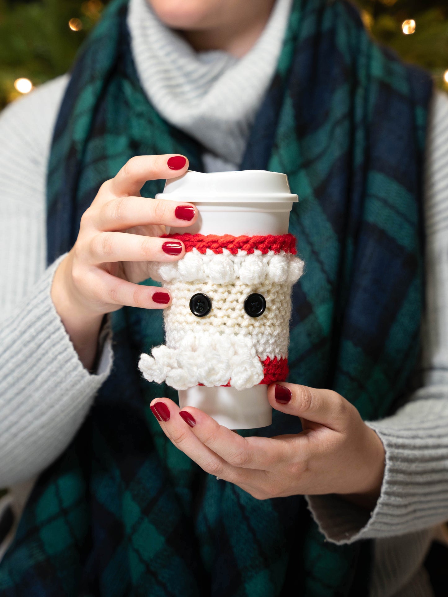Santa Coffee Cozy