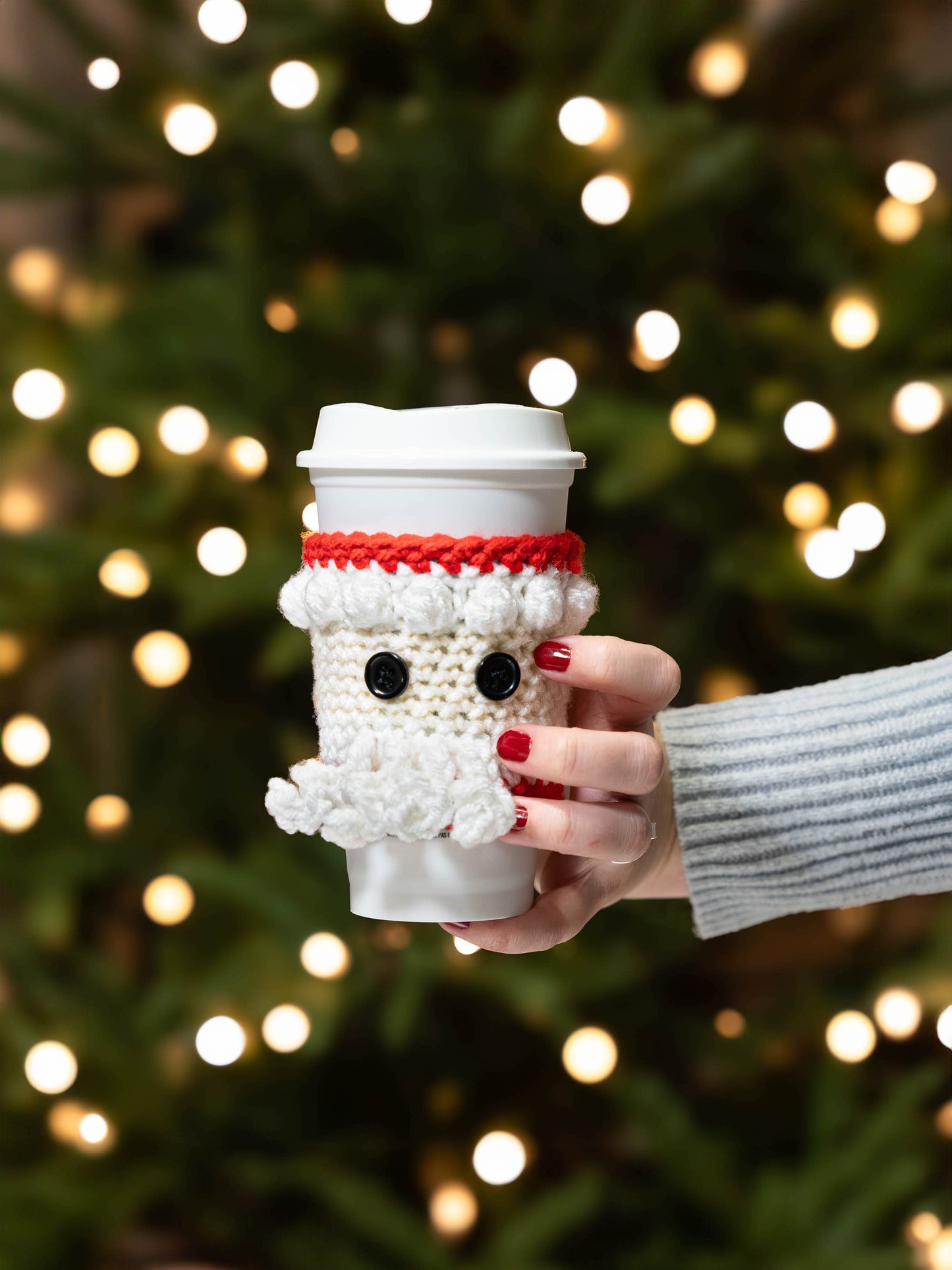 Santa Coffee Cozy