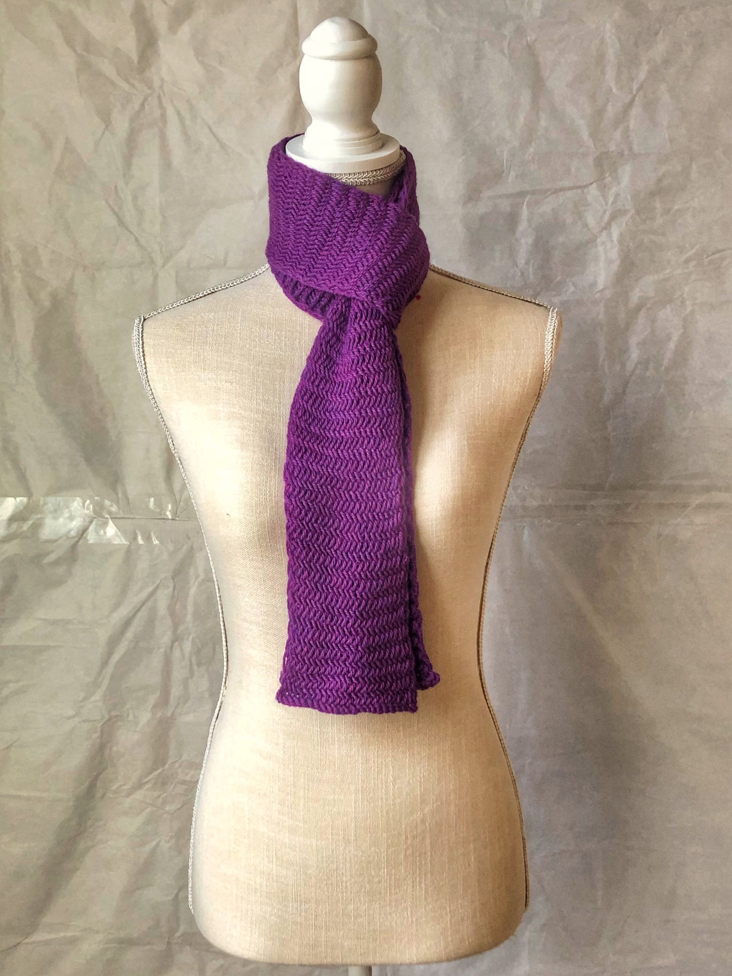 Herringbone Scarf | Merino Wool