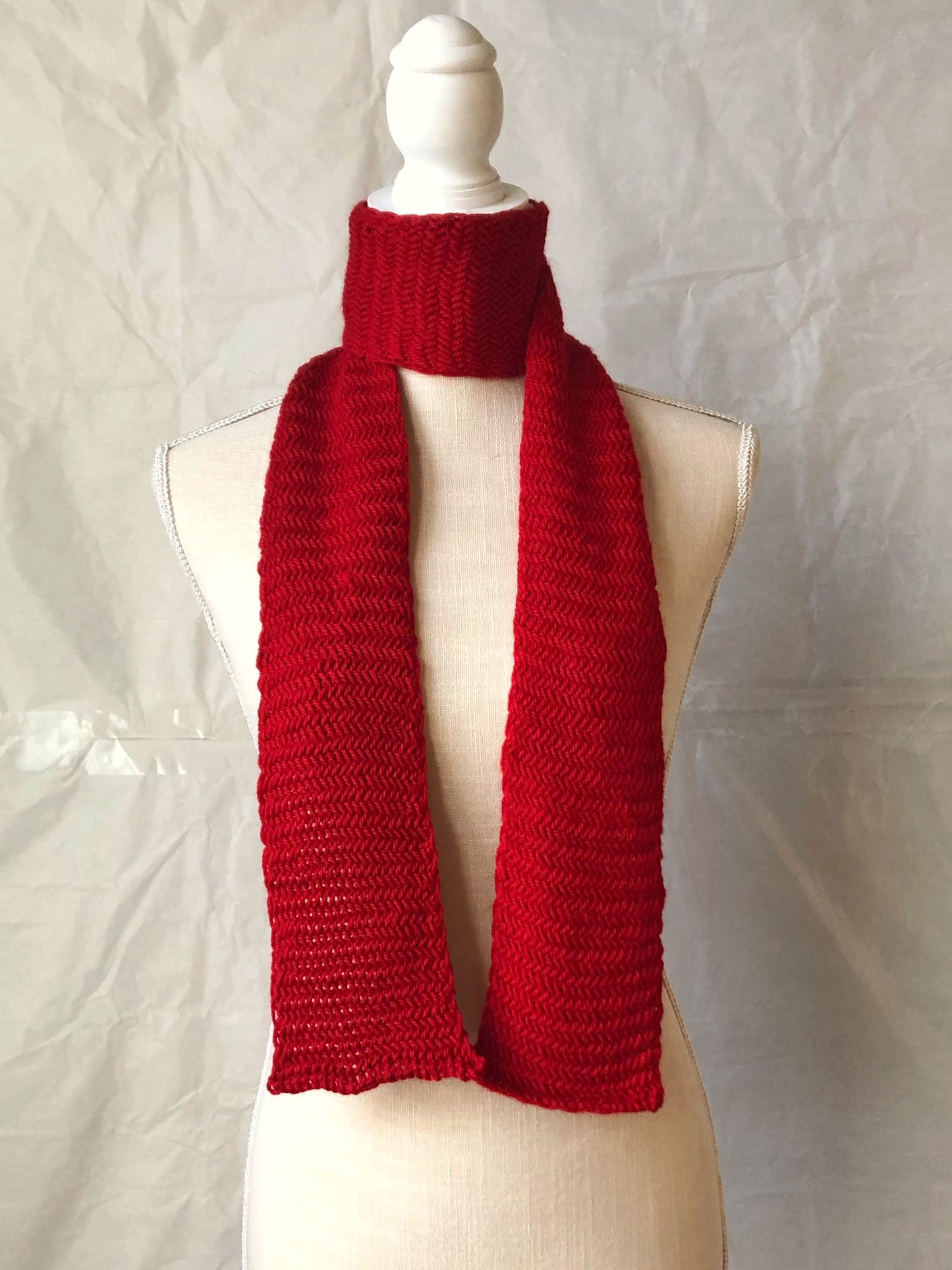 Herringbone Scarf | Merino Wool