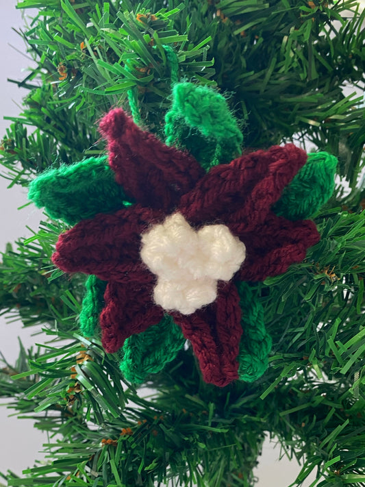 Poinsettia Ornament