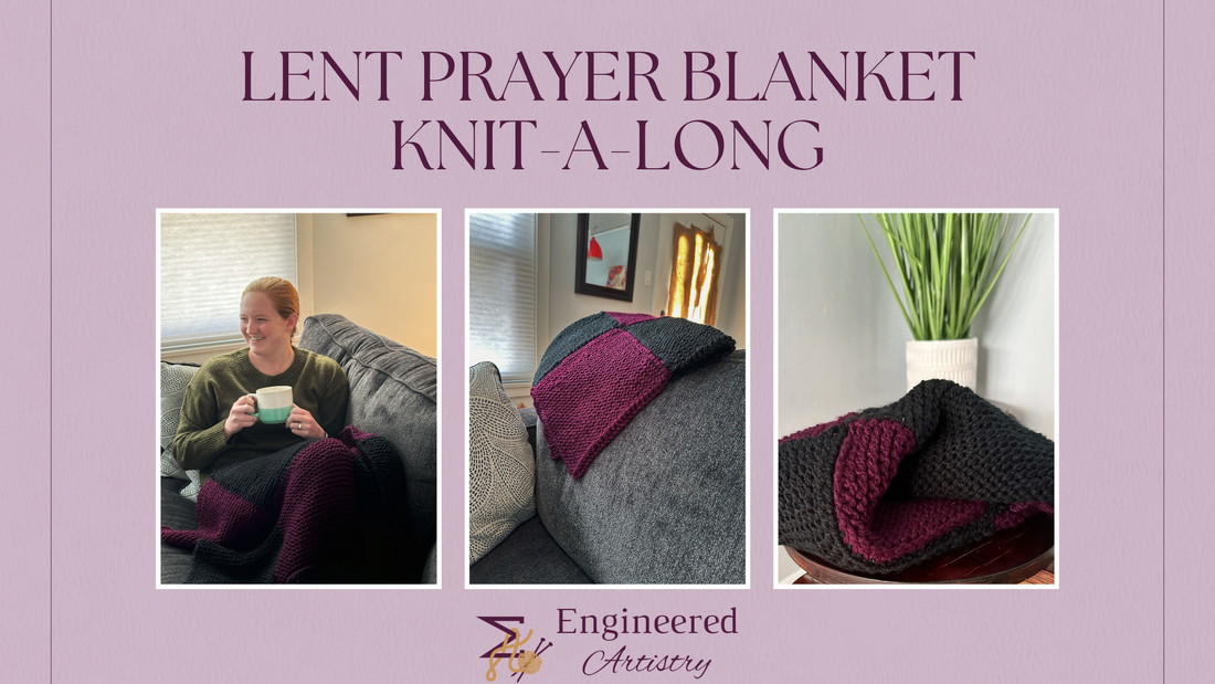 Week 1 of the Lent Prayer Blanket Knit-A-Long