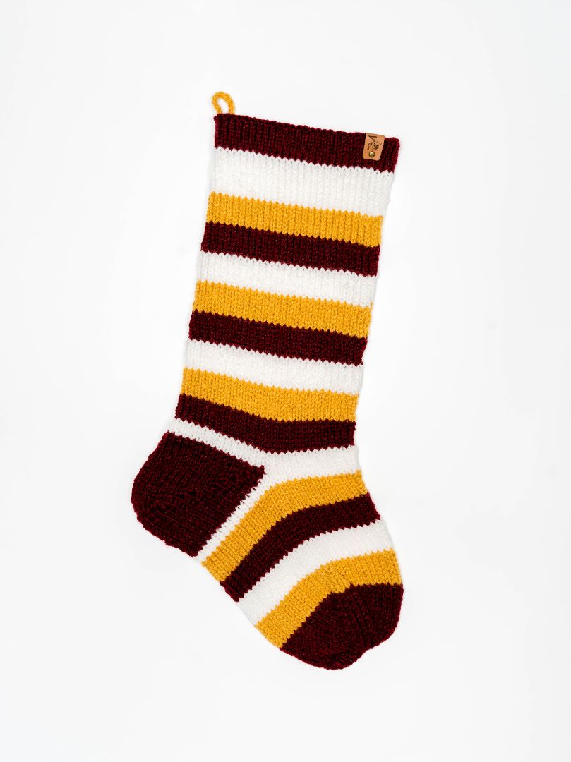 Heirloom Striped Christmas Stocking