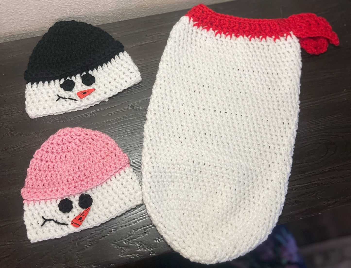 Newborn Snowman Swaddle