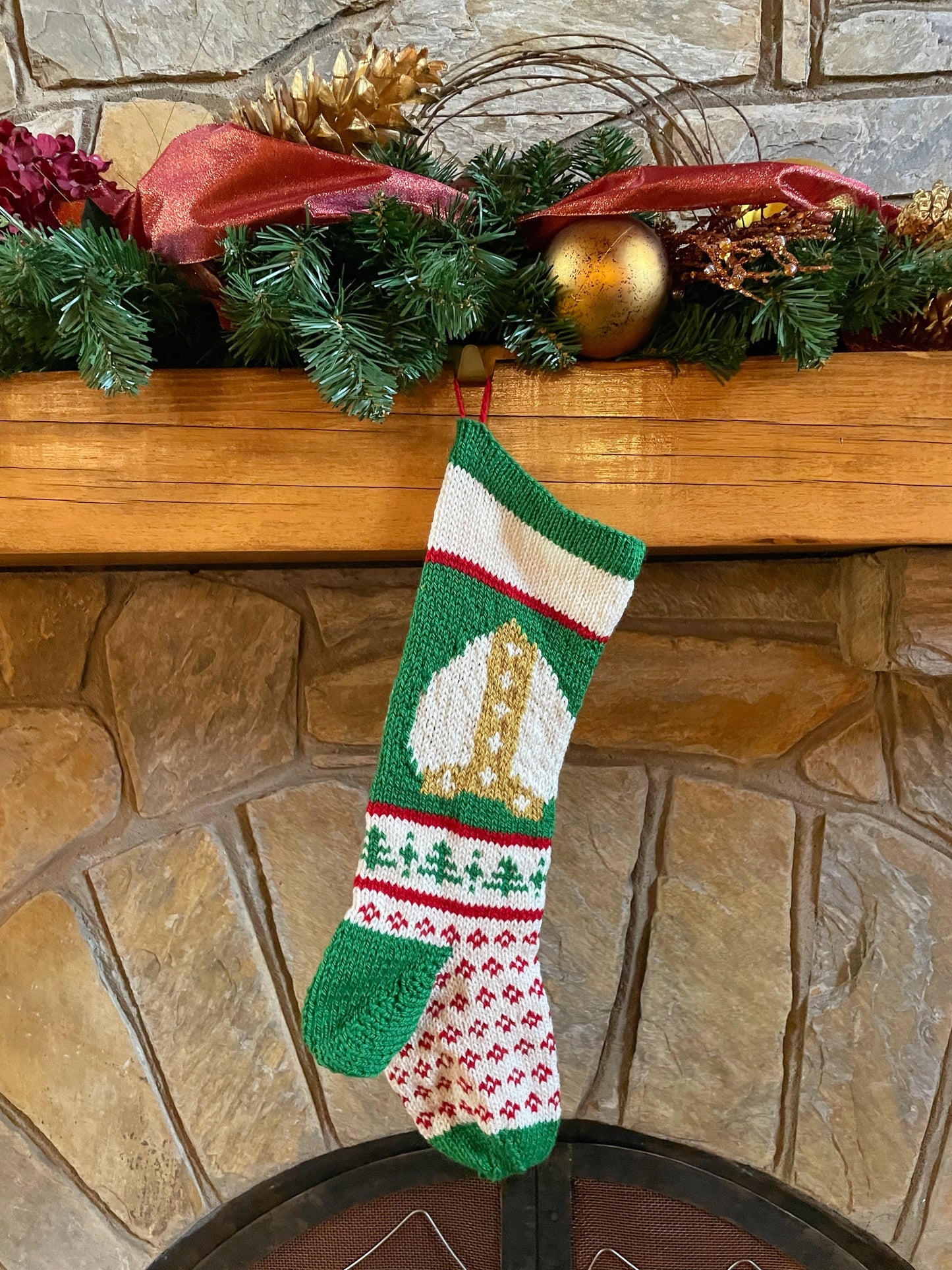 Heirloom Papal Stocking