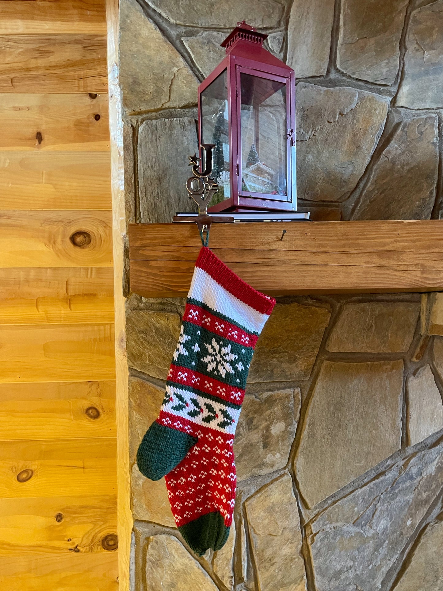 Heirloom Holly Christmas Stocking - Discontinued Material