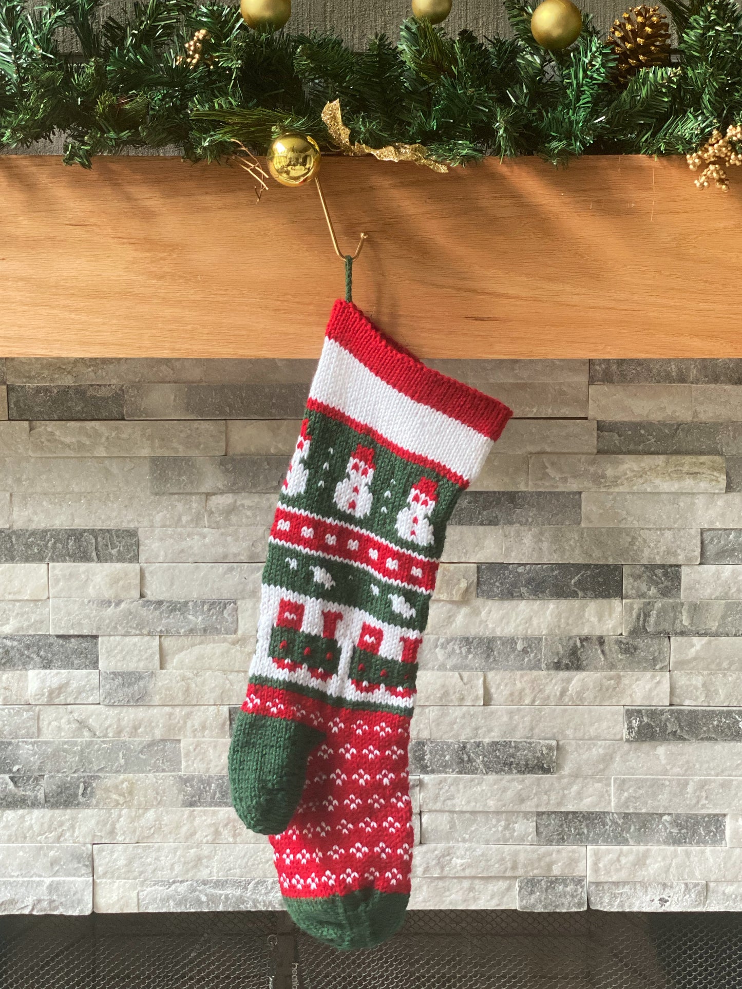 Heirloom Train Christmas Stocking - Discontinued Material